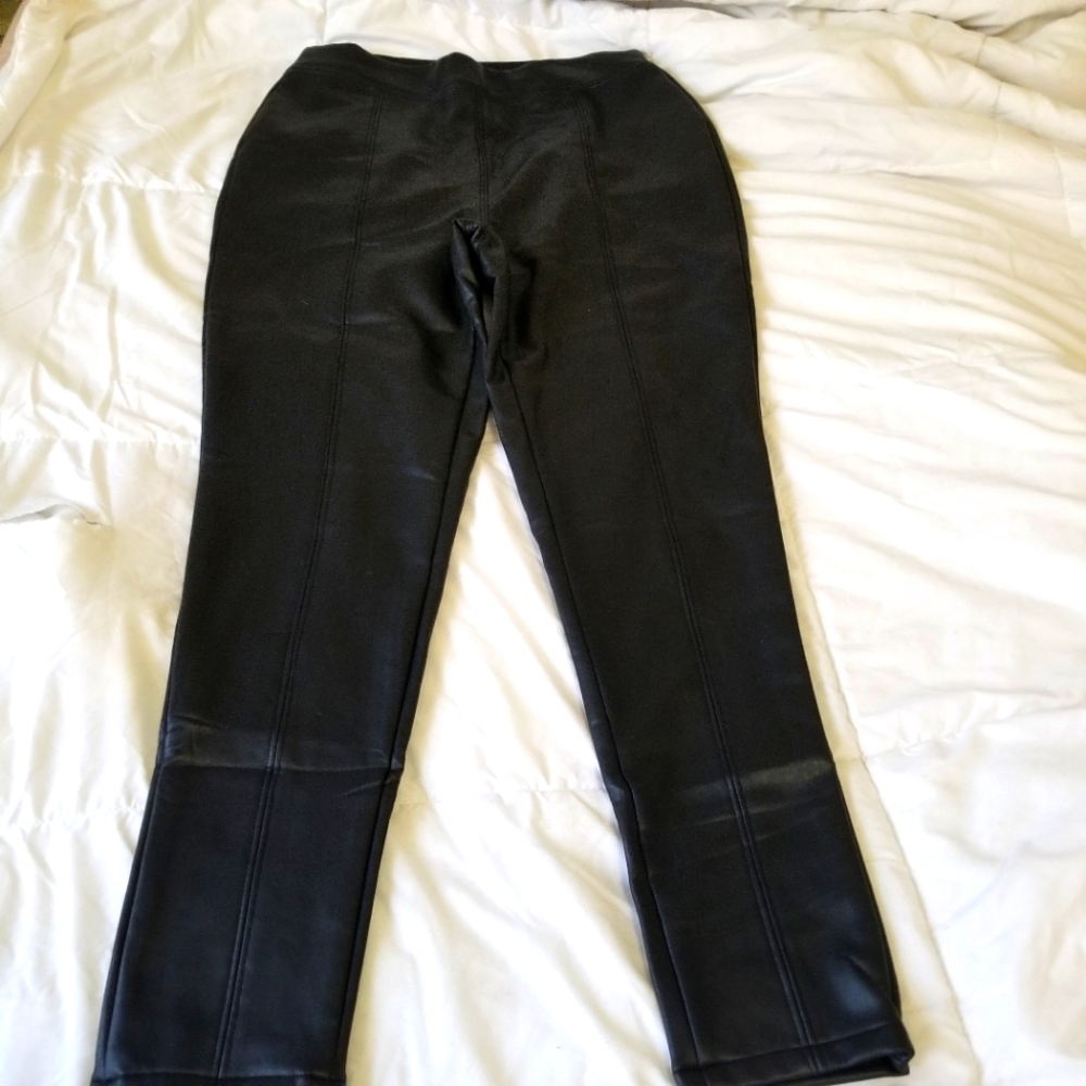 CI SONO Split PU Leather Leggings